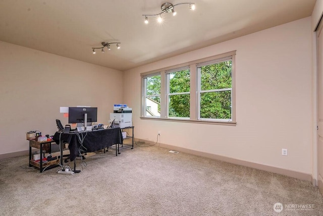 1715 131st St S, Tacoma, WA 98444 - office area with carpet flooring and baseboards
