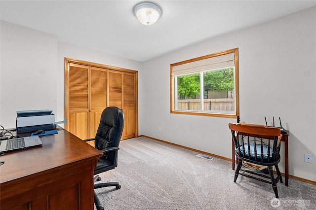 995 S Miner St, Colville, WA 99114 - office area with light carpet and baseboards