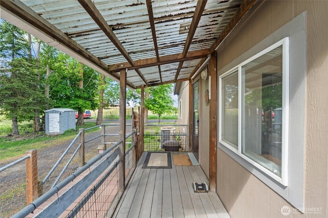 5211 S Aspen, Spokane, WA 99224 - view of wooden terrace