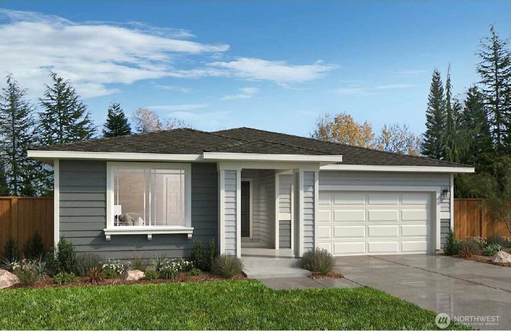751 Holly Ave Unit 71, Buckley, WA 98321 - single story home with a garage and concrete driveway
