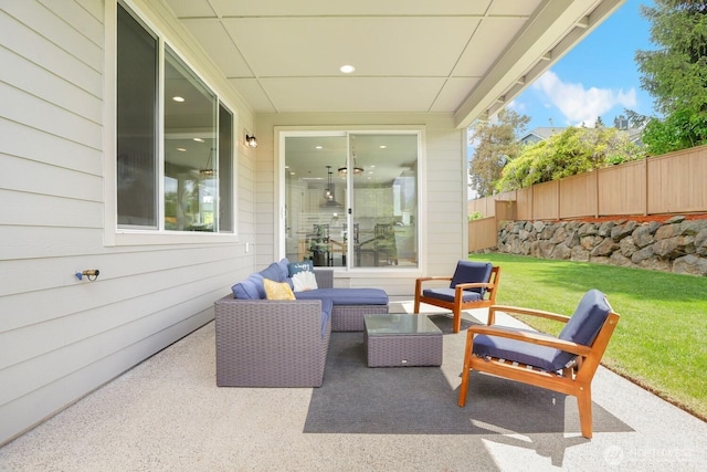 28611 NE 155th St, Duvall, WA 98019 - view of patio / terrace featuring an outdoor hangout area