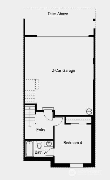 13214 NE 127th Ct Unit E, Kirkland, WA 98034 - floor plan / room layout