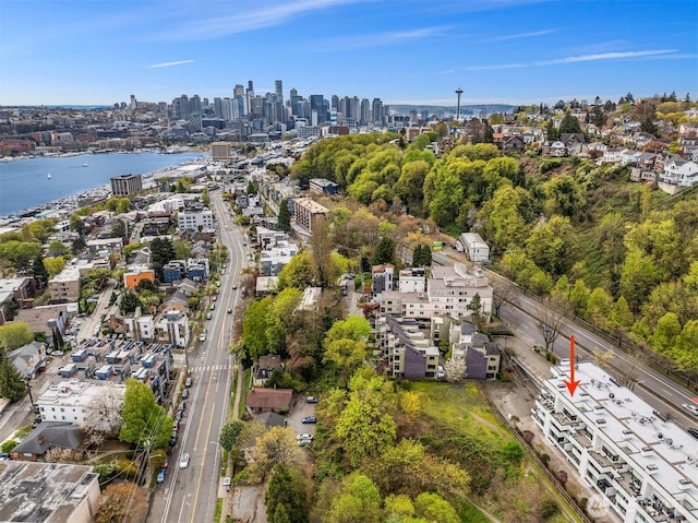 2400 Aurora Ave N Unit 202, Seattle, WA 98109 - bird's eye view of a skyline view and a large body of water