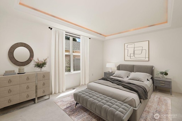 5007 70th Avenue Ct W Unit 7A, University Place, WA 98467 - bedroom with a raised ceiling and carpet