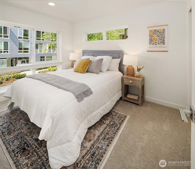 972 NW 54th St, Seattle, WA 98107 - carpeted bedroom featuring baseboards and recessed lighting
