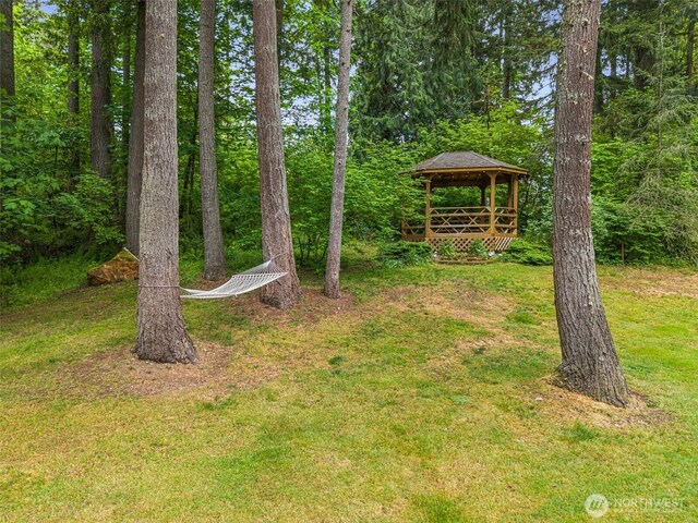 17322 SE 218th St, Kent, WA 98042 - view of grassy yard with a gazebo