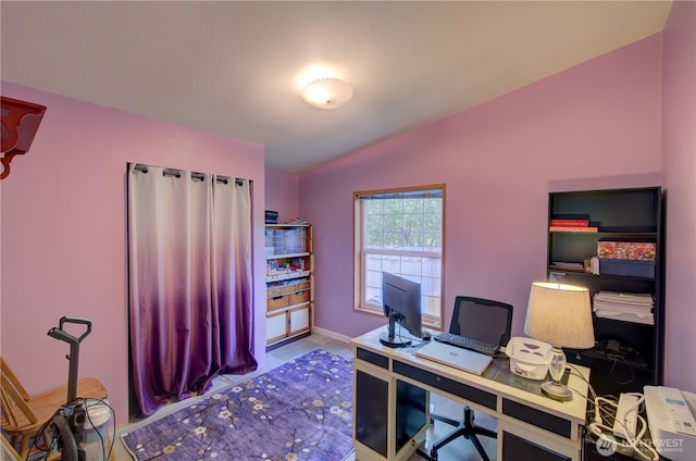1510 144th Ln, Long Beach, WA 98631 - home office featuring lofted ceiling and baseboards