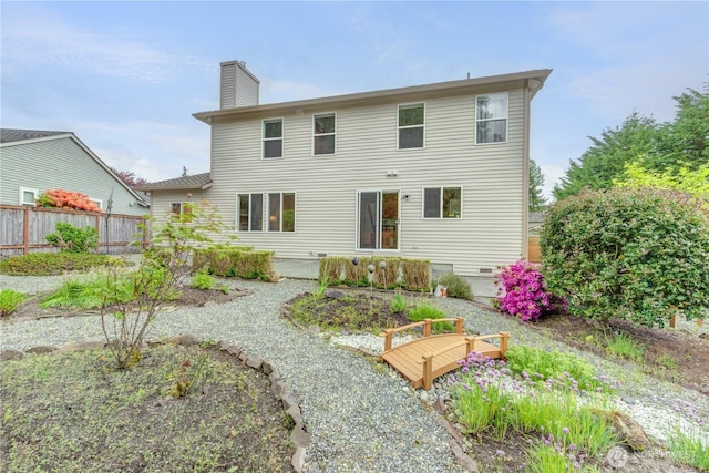 5511 152nd St SE, Everett, WA 98208 - rear view of house with a chimney
