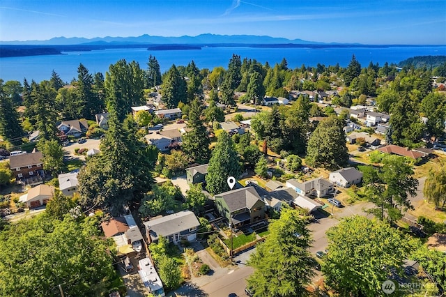 10419 41st Ave SW Unit A, Seattle, WA 98146 - view of property location with a water and mountain view and nearby suburban area