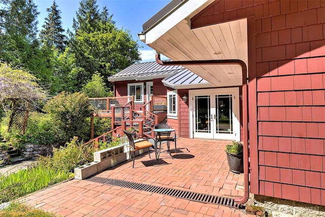 8820 E State Route 106, Union, WA 98592 - view of patio with french doors