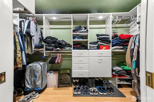 5102 23rd Ave SE, Lacey, WA 98503 - walk in closet featuring wood finished floors