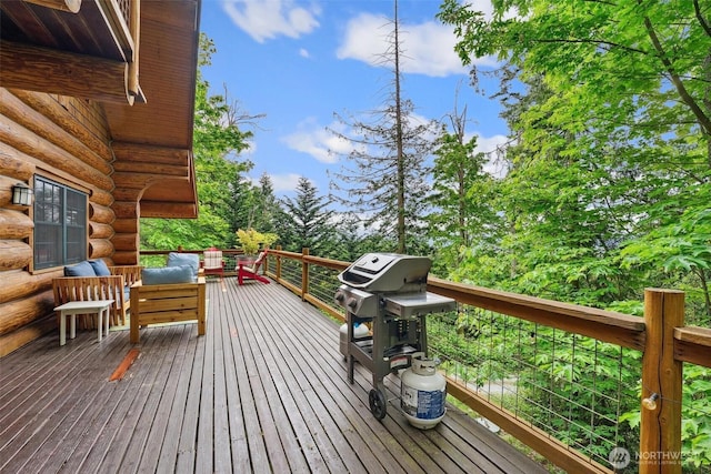 1465 Magnolia Ln, Camano Island, WA 98282 - deck with a grill