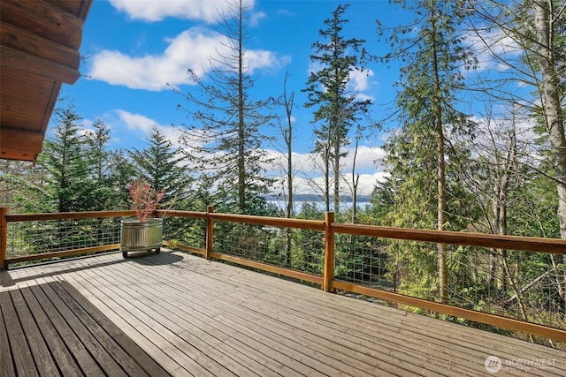 1465 Magnolia Ln, Camano Island, WA 98282 - view of wooden terrace