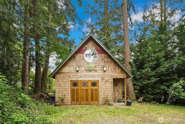 1465 Magnolia Ln, Camano Island, WA 98282 - view of outdoor structure with an outbuilding