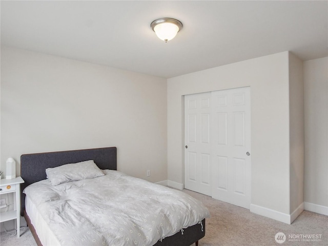 2668 83rd Avenue Ct E, Edgewood, WA 98371 - bedroom with carpet flooring, baseboards, and a closet