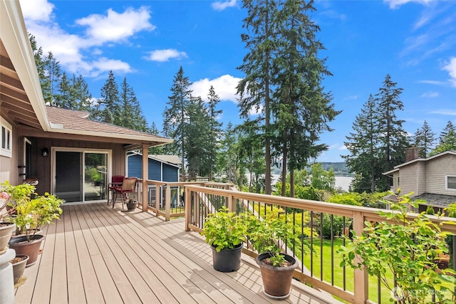 104 Point Fosdick Cir NW, Gig Harbor, WA 98335 - view of wooden deck