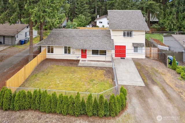 1115 207th Pl NE, Sammamish, WA 98074 - view of front facade featuring roof with shingles and a porch