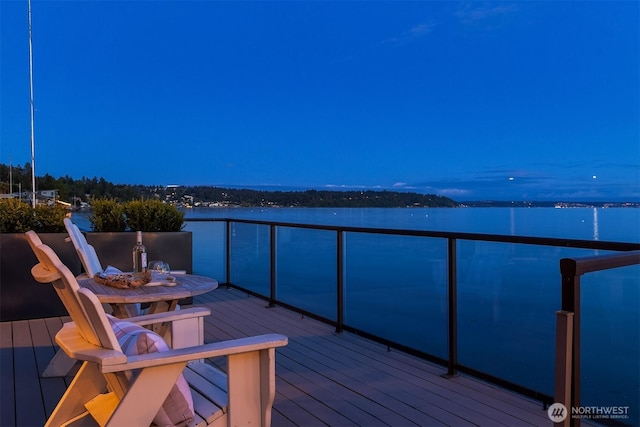 3316 SW 172nd St, Burien, WA 98166 - deck featuring a water view