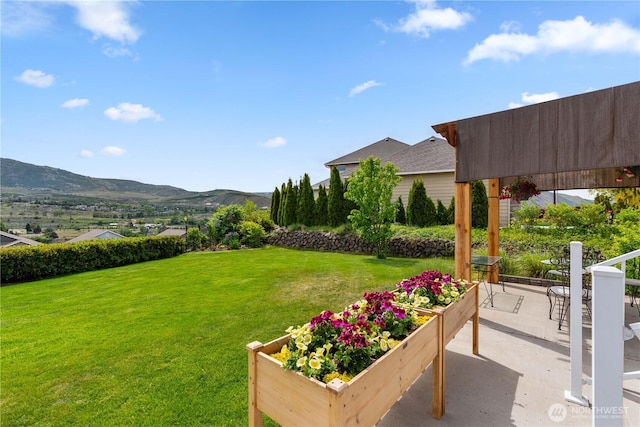 2835 Aspen Shores Dr, East Wenatchee, WA 98802 - view of green lawn featuring a mountain view