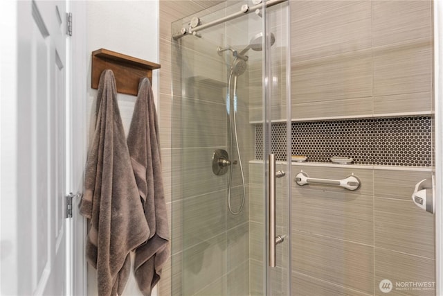 2835 Aspen Shores Dr, East Wenatchee, WA 98802 - bathroom with a stall shower