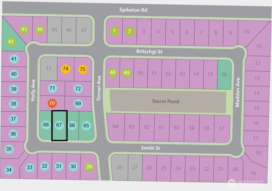 822 Smith St Unit 67, Buckley, WA 98321 - parcel map