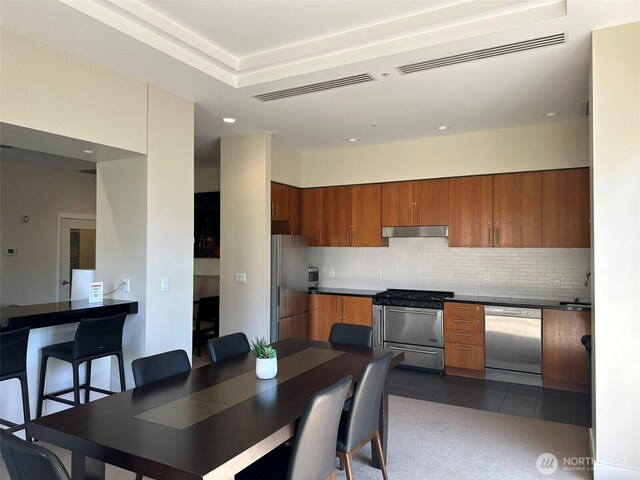 2721 1st Ave Unit 103, Seattle, WA 98121 - dining room with recessed lighting
