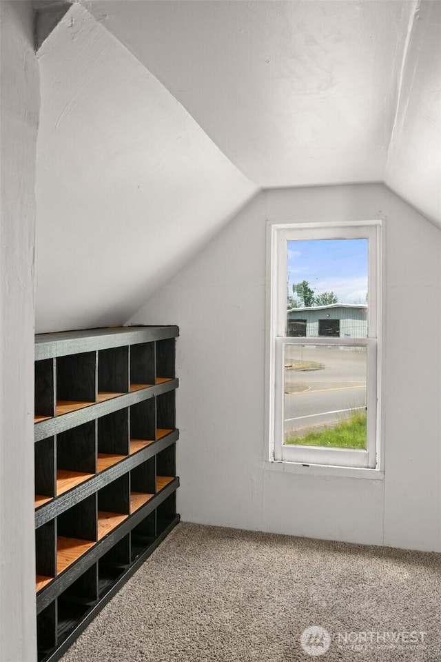 1118 W Wishkah St, Aberdeen, WA 98520 - additional living space featuring vaulted ceiling and carpet