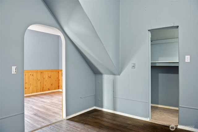 1118 W Wishkah St, Aberdeen, WA 98520 - bonus room featuring wood finished floors and baseboards