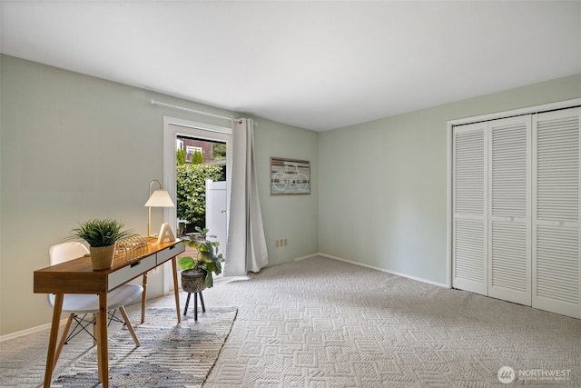 327 Priest Point Dr NW, Tulalip, WA 98271 - home office featuring carpet flooring and baseboards