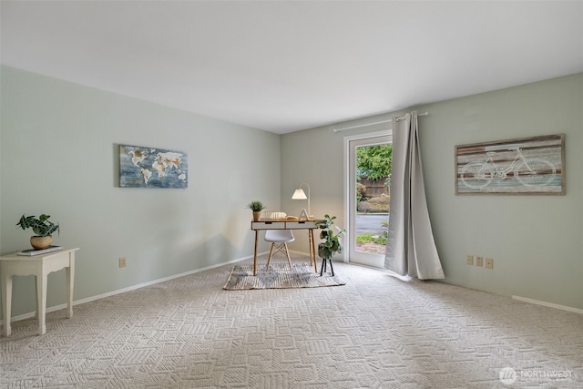 327 Priest Point Dr NW, Tulalip, WA 98271 - carpeted office featuring baseboards