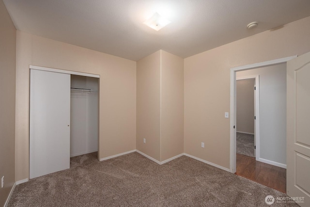 725 Penrose St, Moses Lake, WA 98837 - unfurnished bedroom with carpet, a closet, and baseboards