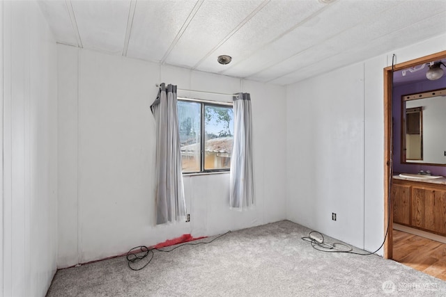 15016 W Thorne Ln SW Unit 7, Lakewood, WA 98498 - unfurnished bedroom with a sink, carpet floors, and connected bathroom