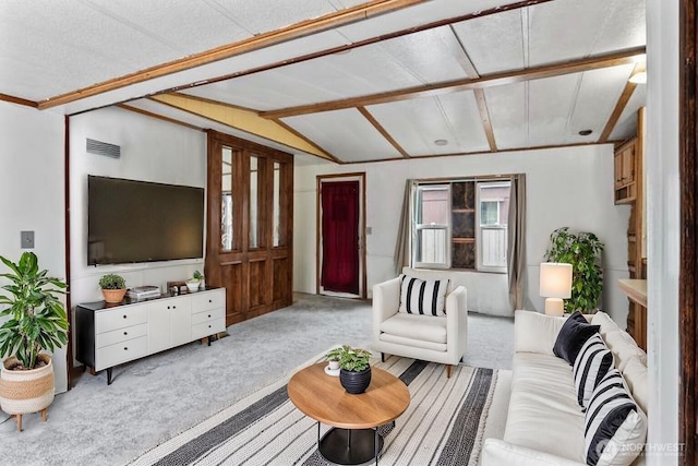15016 W Thorne Ln SW Unit 7, Lakewood, WA 98498 - living area with vaulted ceiling and carpet