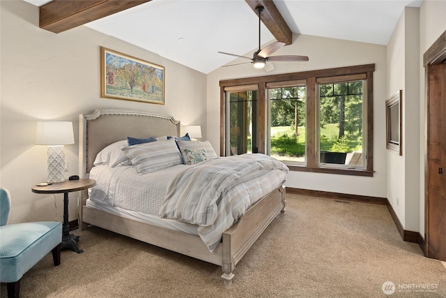 1390 Snowberry Loop, Cle Elum, WA 98922 - bedroom with light colored carpet, baseboards, and ceiling fan