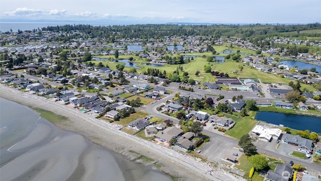 5418 Nootka Loop, Blaine, WA 98230 - aerial view of property's location with a nearby body of water and nearby suburban area