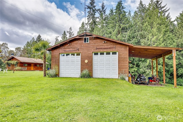 37611 Hansville Rd NE, Hansville, WA 98340 - garage with a detached garage