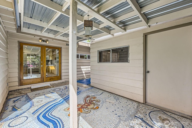 2545 NE 204th St, Shoreline, WA 98155 - view of patio featuring french doors
