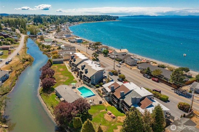 7530 Birch Bay Dr Unit 204, Blaine, WA 98230 - aerial view of residential area featuring a large body of water