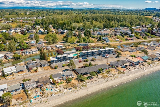 7530 Birch Bay Dr Unit 204, Blaine, WA 98230 - aerial overview of property's location featuring a large body of water, nearby suburban area, and a heavily wooded area