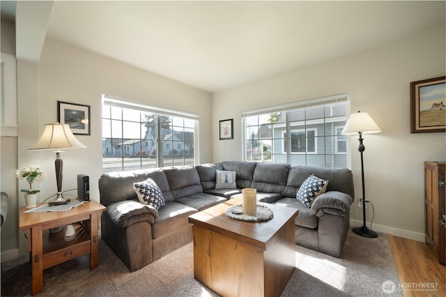 213 N Division, Elma, WA 98541 - living area with wood finished floors and baseboards
