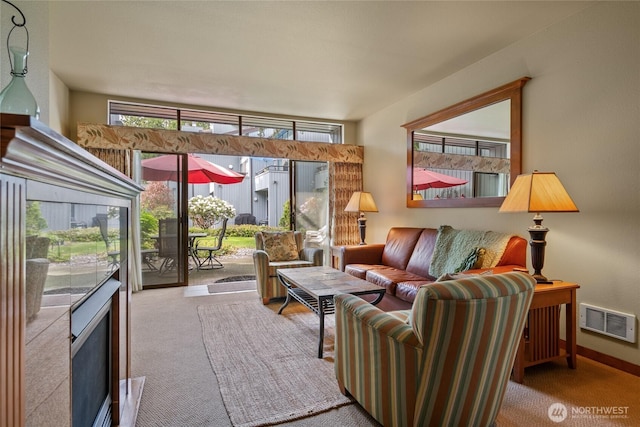 7806 Birch Bay Dr Unit 515, Blaine, WA 98230 - living room with carpet flooring and healthy amount of natural light