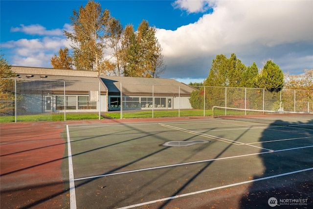 7806 Birch Bay Dr Unit 515, Blaine, WA 98230 - view of sport court with a tennis court, fence, and community basketball court