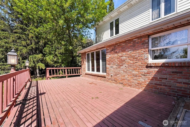5207 NW Painted Hills Rd, Ephrata, WA 98823 - view of wooden deck