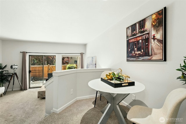 12044 96th Ave NE Unit 211, Kirkland, WA 98034 - carpeted dining area featuring baseboards