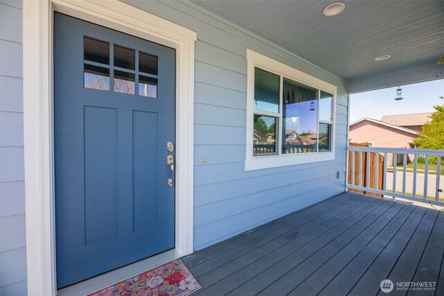 28540 74th Dr NW, Stanwood, WA 98292 - property entrance featuring a porch