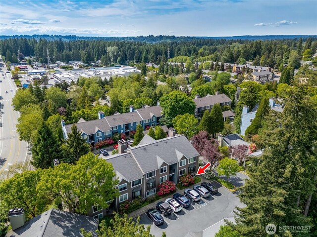 12724 NE 144th St Unit E-104, Kirkland, WA 98034 - drone / aerial view of a heavily wooded area