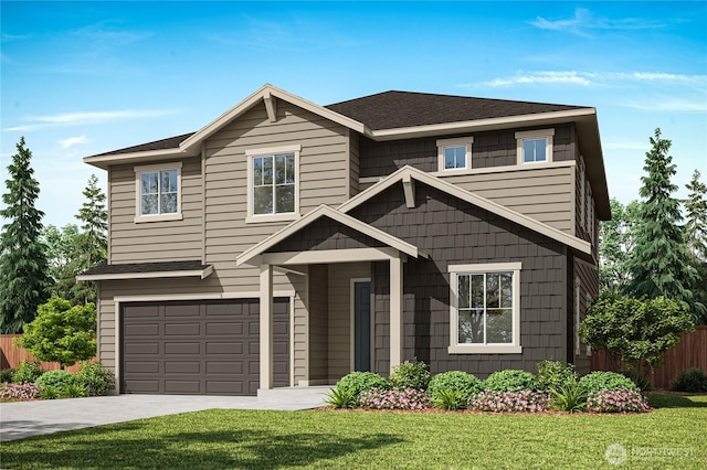 14636 203rd Ave E Unit 19, Bonney Lake, WA 98391 - view of front of property with a garage and concrete driveway