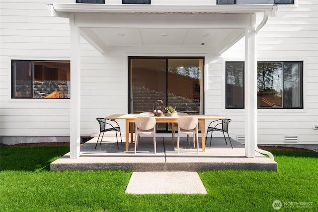 20304 154th St E Unit 15, Bonney Lake, WA 98391 - view of patio / terrace featuring outdoor dining space