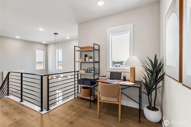 20304 154th St E Unit 15, Bonney Lake, WA 98391 - office space with wood finished floors and recessed lighting