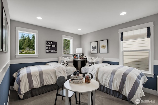 15321 204th Ave E Unit 56, Bonney Lake, WA 98391 - carpeted bedroom with recessed lighting and baseboards